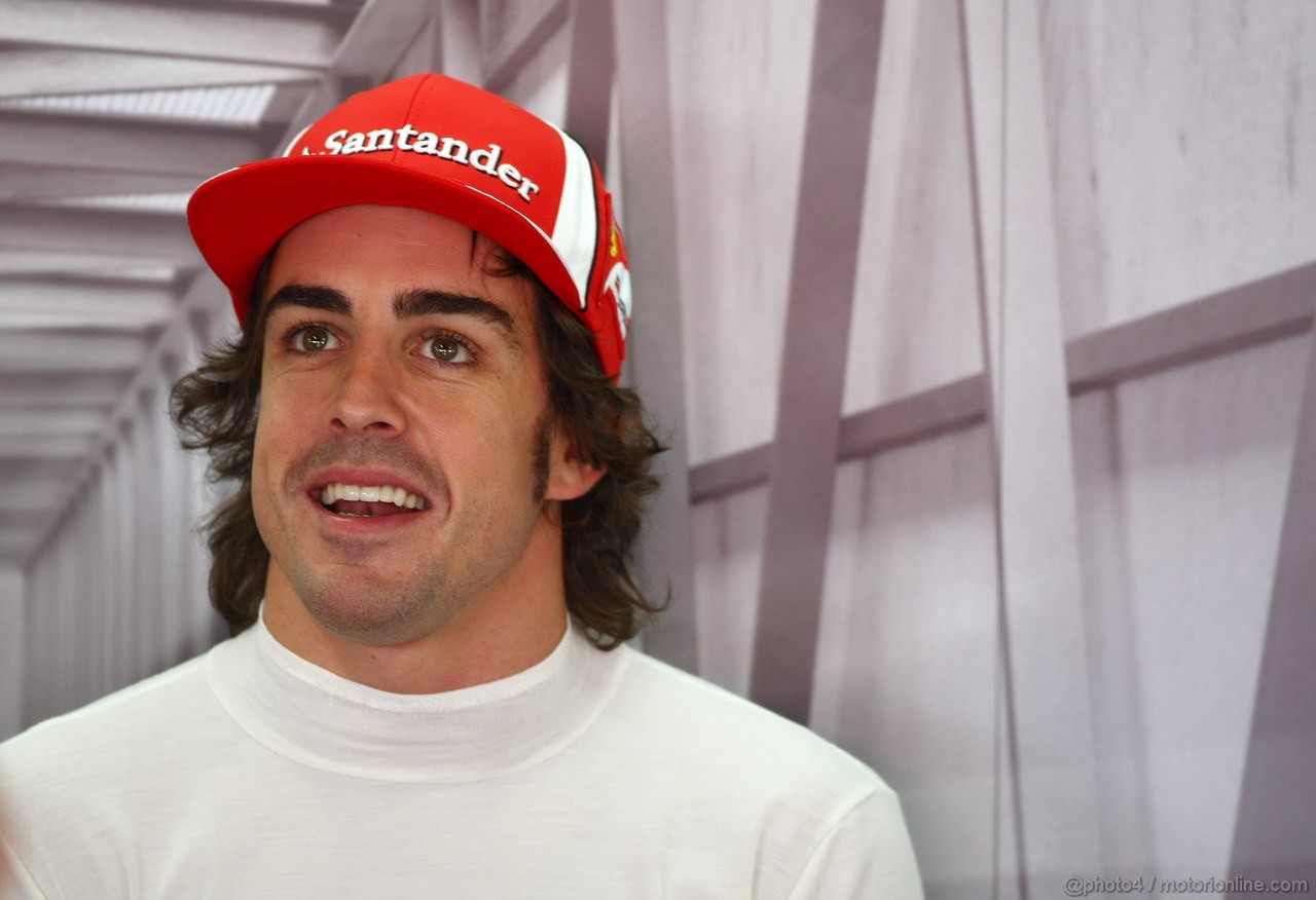 GP GIAPPONE, 07.10.2011- Prove Libere 1, Venerdi', Fernando Alonso (ESP), Ferrari, F-150 Italia