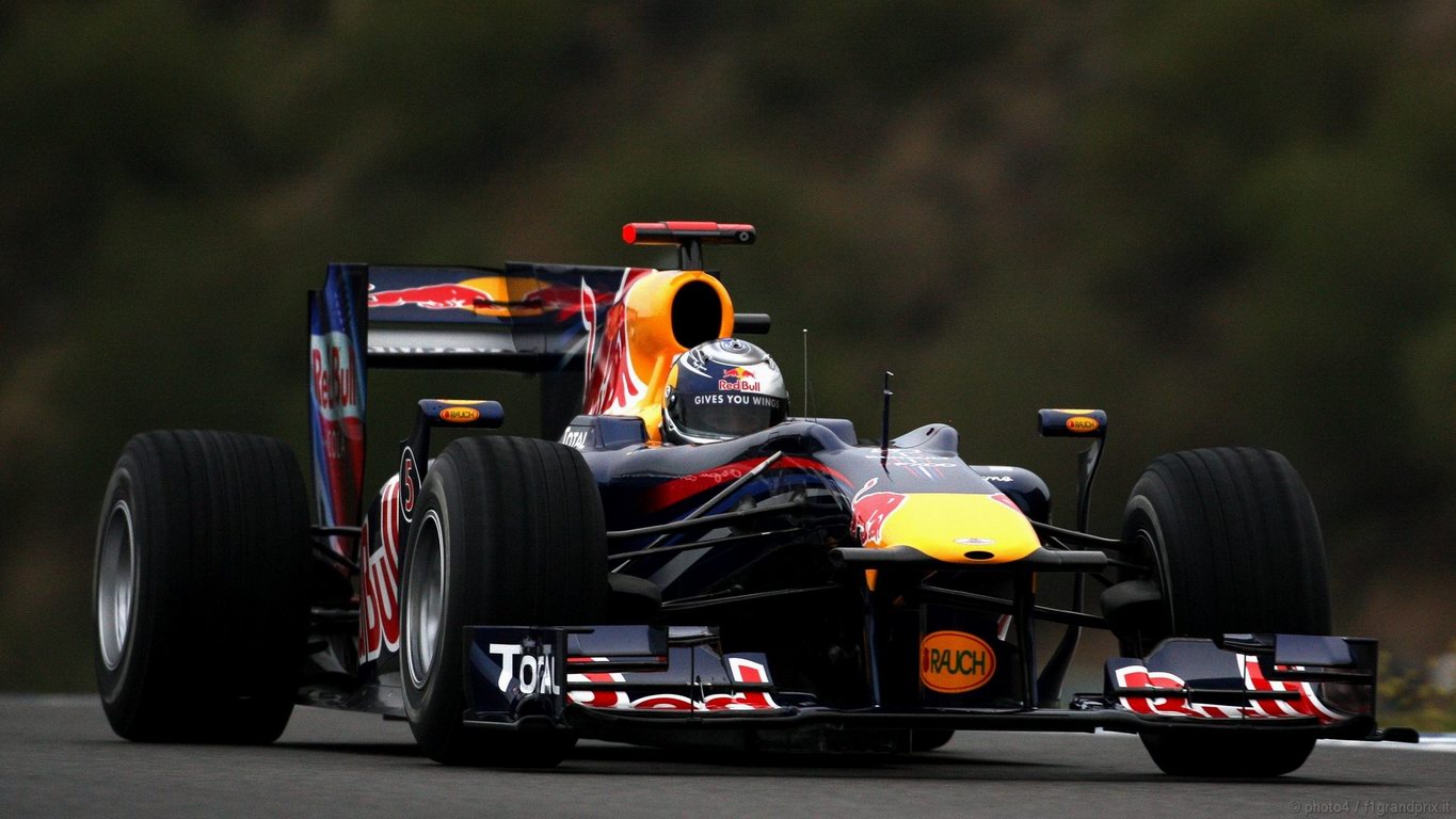 SEBASTIAN VETTEL WORLD CHAMPION 2010 1366x768