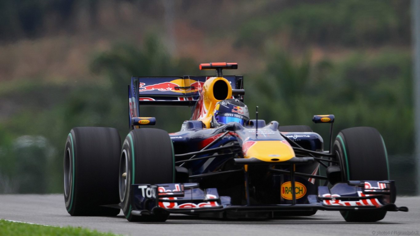 SEBASTIAN VETTEL WORLD CHAMPION 2010 1366x768
