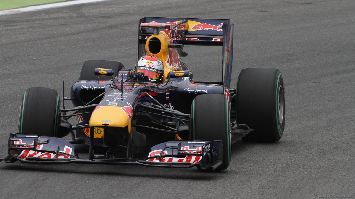 SEBASTIAN VETTEL WORLD CHAMPION 2010 1366x768