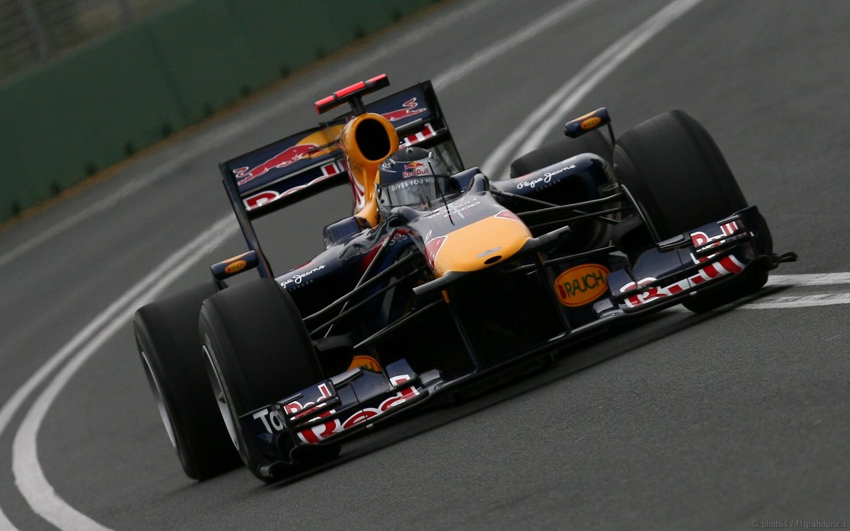 SEBASTIAN VETTEL WORLD CHAMPION 2010 1680x1050