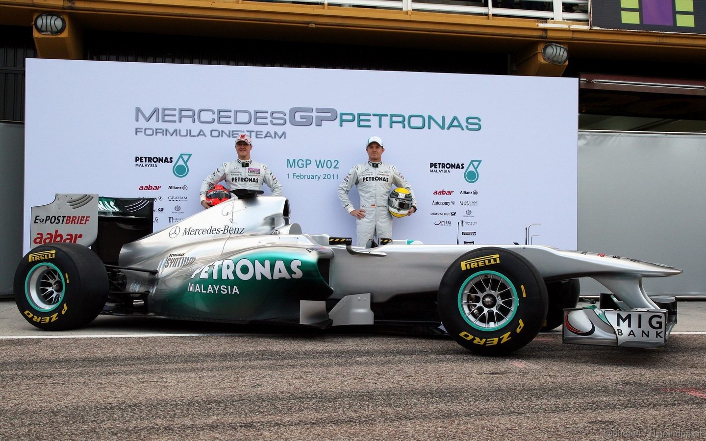 Mercedes MGP W02 1440x900
