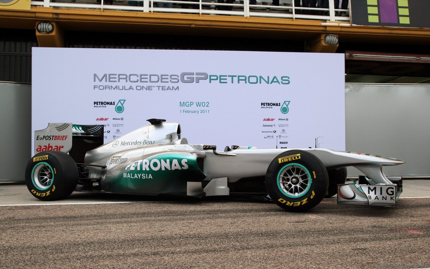 Mercedes MGP W02 1680x1050