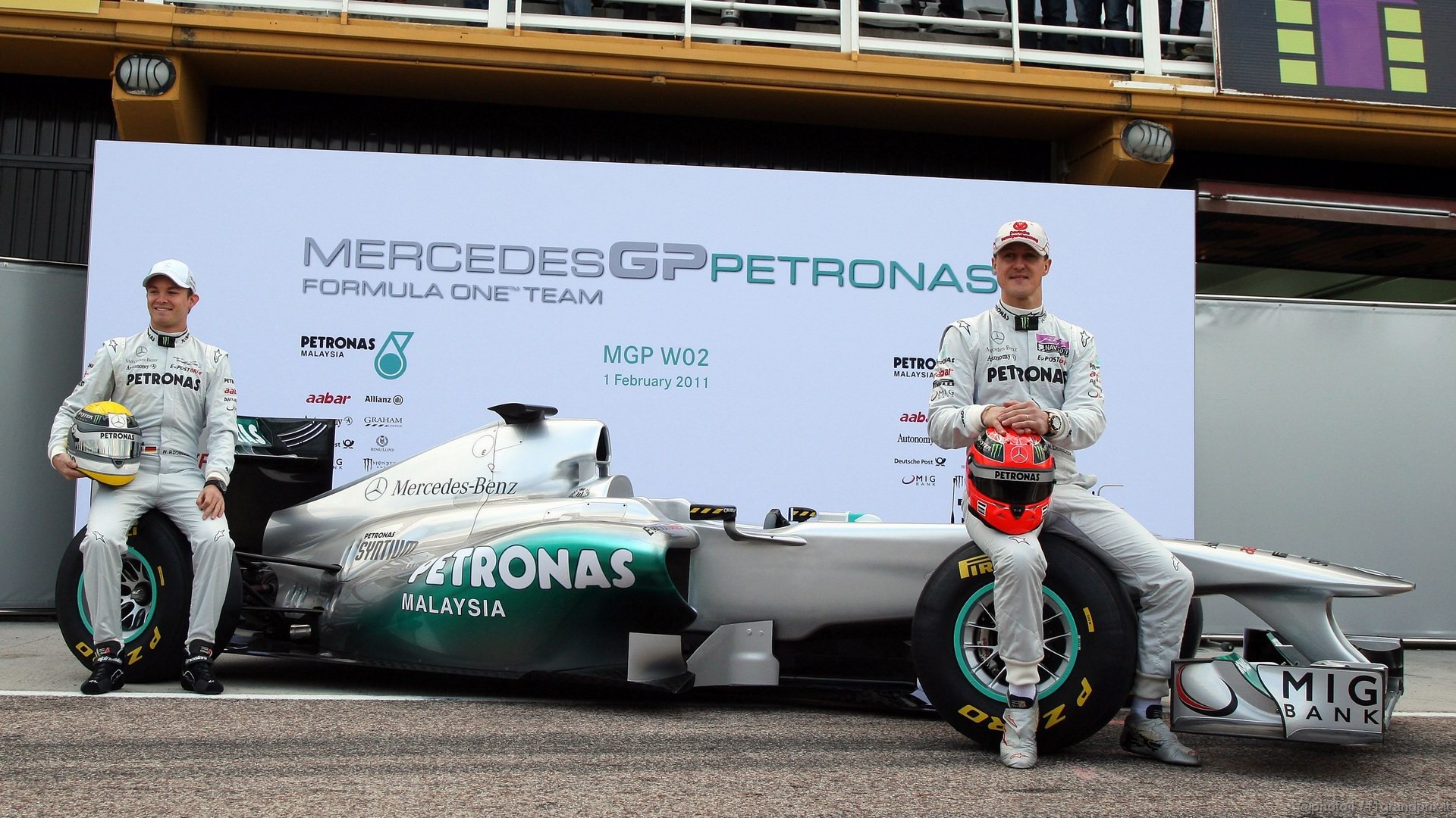 Mercedes MGP W02 1920x1080