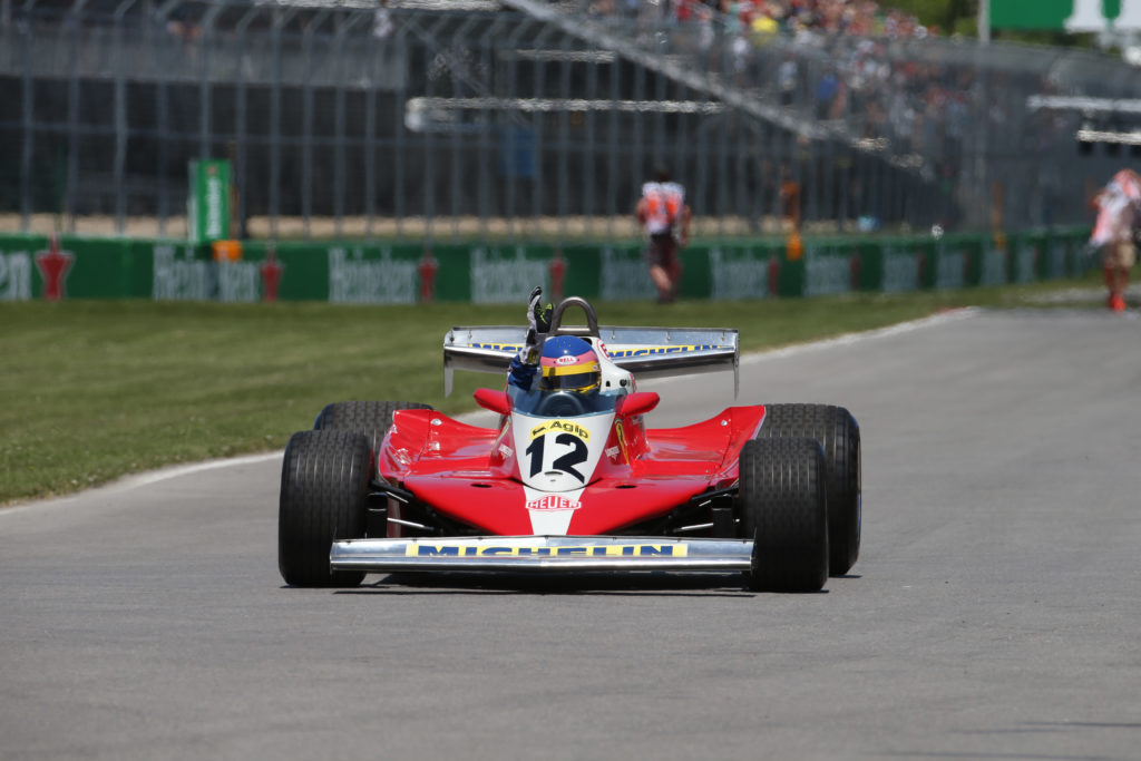 F1 | GP Canada, Jacques Villeneuve in pista con la Ferrari 312 T3 di papÃ  Gilles: âÃ stato molto emozionanteâ