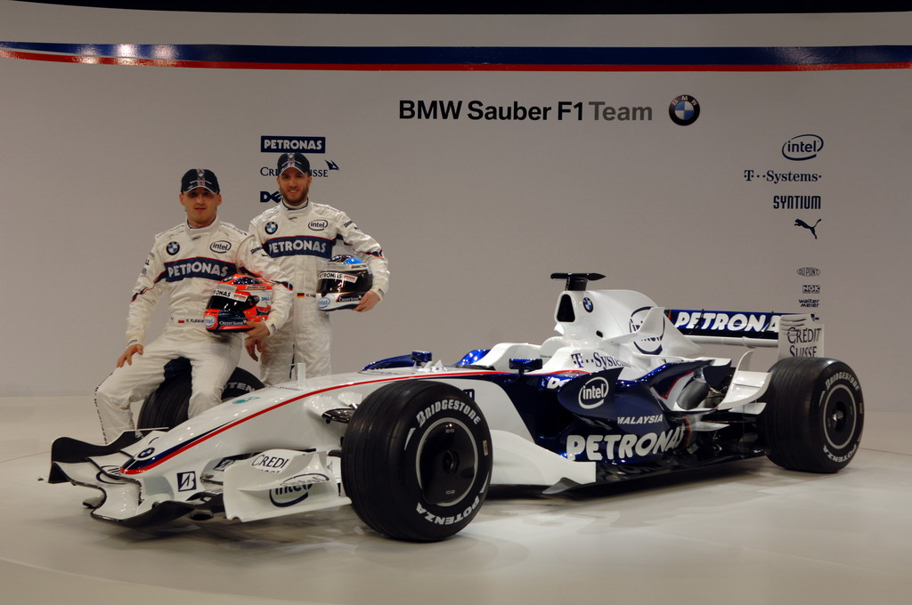 BMW SAUBER F1 08, Monday 14th January 2008 BMW Welt, Munich, Germany. The Launch of the BMW Sauber F1.08. The new BMW Sauber F1.08. This image is copyright free for editorial use © BMW AG  