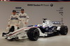 BMW SAUBER F1 08, Monday 14th January 2008 BMW Welt, Munich, Germany. The Launch of the BMW Sauber F1.08. BMW Sauber F1 Team driver Nick Heidfeld (GER) e the new BMW Sauber F1.08 come out of the delivery lift. This image is copyright free for editorial use © BMW AG  