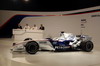 BMW SAUBER F1 08, Monday 14th January 2008 BMW Welt, Munich, Germany. The Launch of the BMW Sauber F1.08. BMW Sauber F1 Team driver Nick Heidfeld (GER) e the new BMW Sauber F1.08 come out of the delivery lift. This image is copyright free for editorial use © BMW AG  