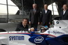 BMW SAUBER F1 08, Monday 14th January 2008 BMW Welt, Munich, Germany. The Launch of the BMW Sauber F1.08. Mario Theissen ( BMW Motorsport Director) shakes hands with BMW Sauber F1 Team driver Nick Heidfeld (GER) Dr Friedrich Eichiner (Member of the Board of BMW AG) Peter Sauber e Willy Rampf (Technical Director BMW Sauber F1 Team) look on. This image is copyright free for editorial use © BMW AG 