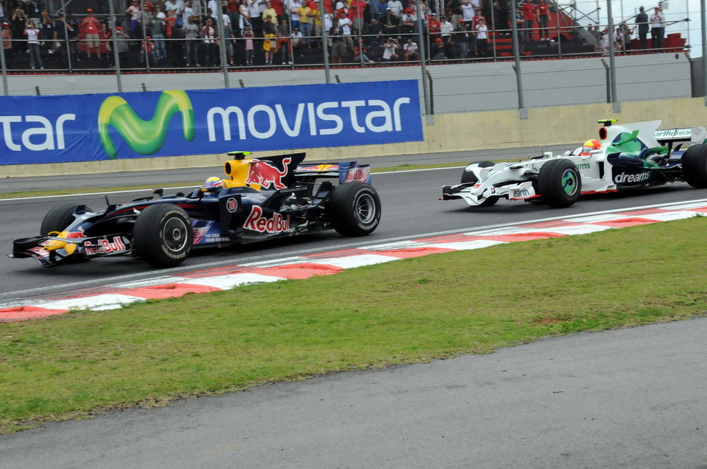 GP BRASILE, BRAZILIAN GRAND PRIX F1/2008 -  SAN PAOLO 02/11/2008 - MARK WEBBER - RUBENS BARRICHELLO 
© FOTO ERCOLE COLOMBO FOR BRIDGESTONE