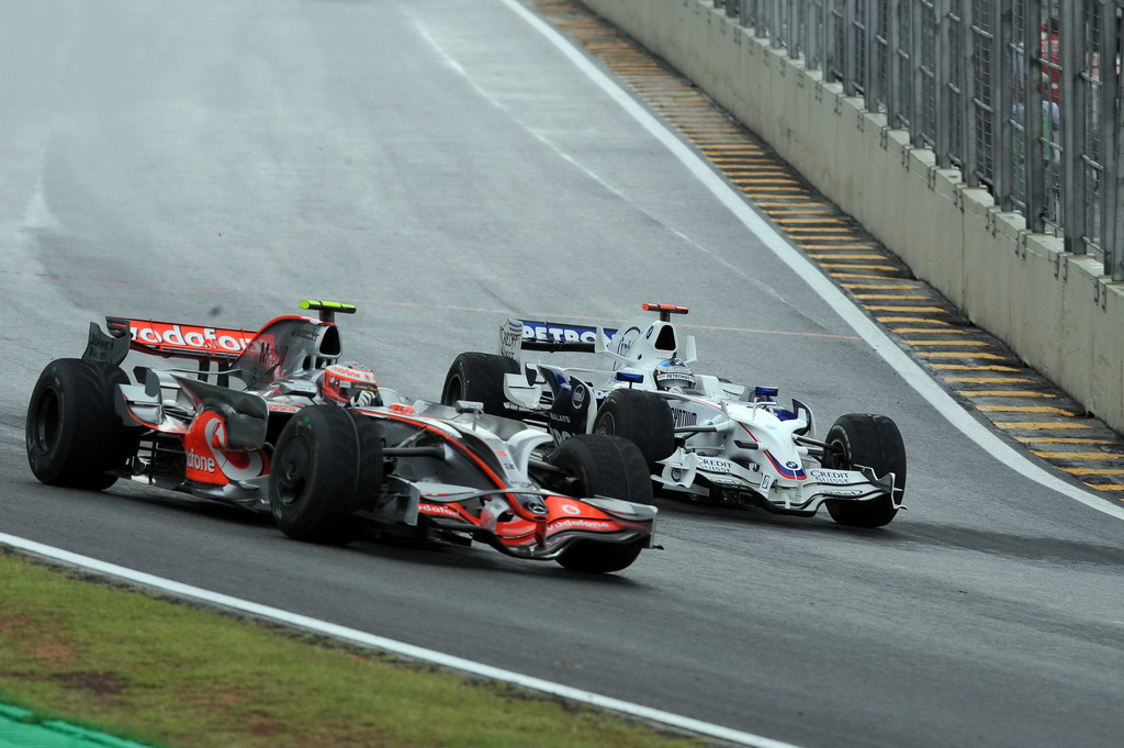 GP BRASILE, BRAZILIAN GRAND PRIX F1/2008 -  SAN PAOLO 02/11/2008 - HEIKKI KOVALAINEN - NICK HEIDFELD 
© FOTO ERCOLE COLOMBO FOR BRIDGESTONE