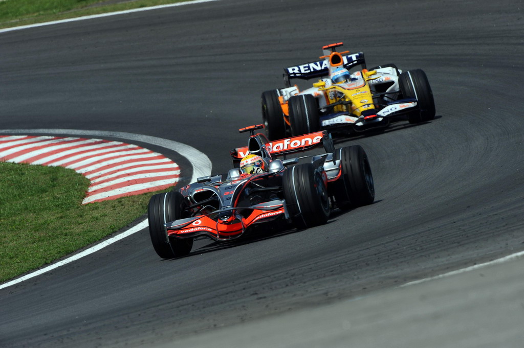 GP BRASILE, BRAZILIAN GRAND PRIX F1/2008 -  SAN PAOLO 01/11/2008  - LEWIS HAMILTON - FERNANDO ALONSO 
© FOTO ERCOLE COLOMBO FOR BRIDGESTONE