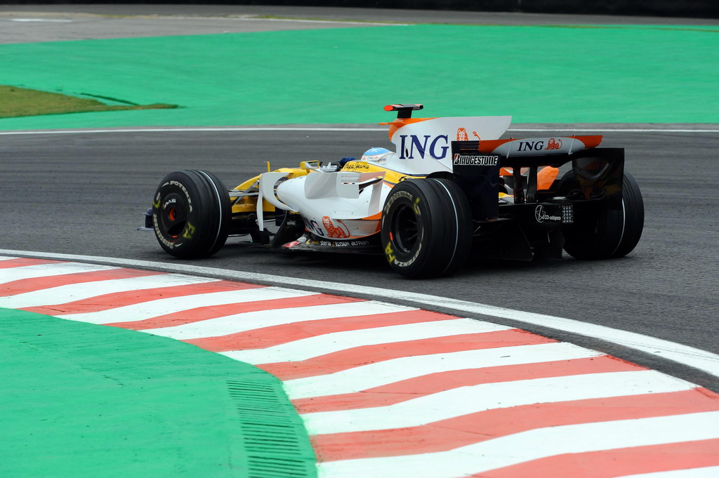 GP BRASILE, BRAZILIAN GRAND PRIX F1/2008 -  SAN PAOLO 01/11/2008  - FERNANDO ALONSO 
© FOTO ERCOLE COLOMBO FOR BRIDGESTONE