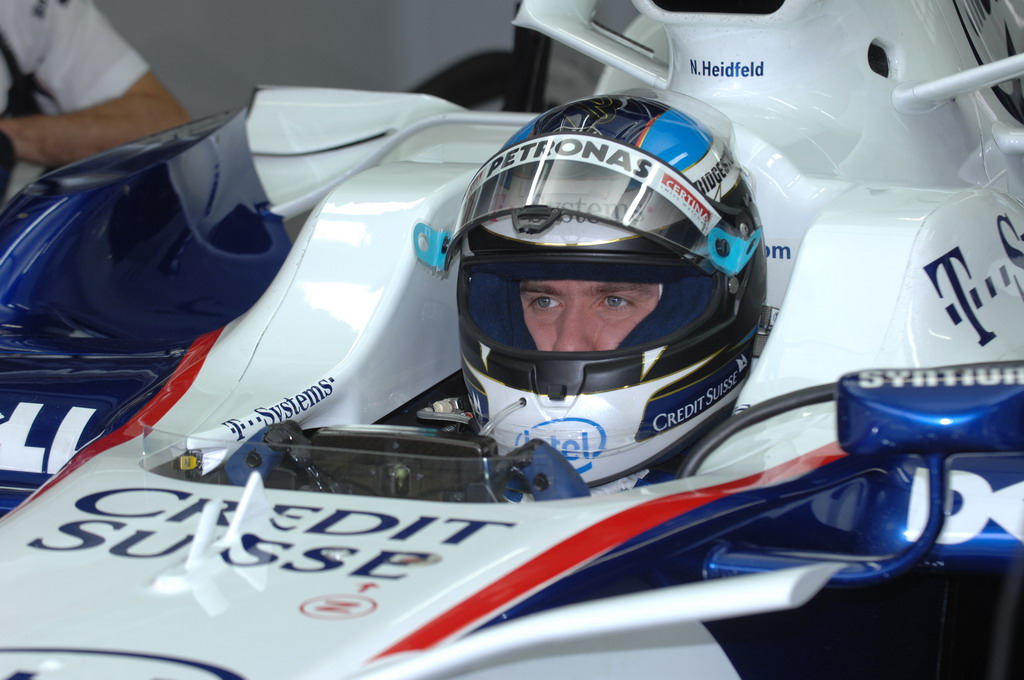 GP BRASILE, Venerdi', 31 October 2008 Brazilian Grand Prix Interlagos, Sao Paulo, Brazil. Nick Heidfeld (GER) in the BMW Sauber F1.08 This image is copyright free for editorial use © BMW AG