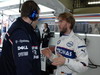 GP BRASILE, Venerdi', 31 October 2008 Brazilian Grand Prix Interlagos, Sao Paulo, Brazil. BMW Sauber F1 Team driver Nick Heidfeld (GER) talks with his Engineer. This image is copyright free for editorial use © BMW AG