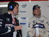 GP BRASILE, Venerdi', 31 October 2008 Brazilian Grand Prix Interlagos, Sao Paulo, Brazil. BMW Sauber F1 Team driver Robert Kubica (POL)  with his race Engineer. This image is copyright free for editorial use © BMW AG