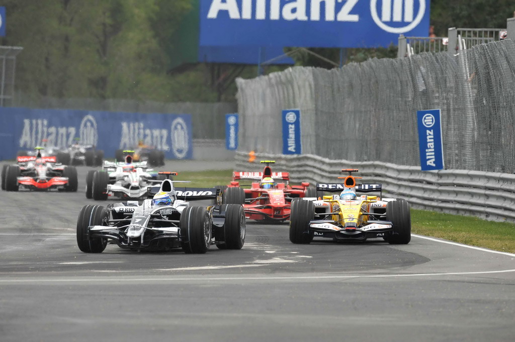 GP CANADA, CANADA GRAND PRIX F1/2008 - MONTREAL 08/06/2008 - NICO ROSBERG - FERNANDO ALONSO - FELIPE MASSA 
© FOTO ERCOLE COLOMBO FOR BRIDGESTONE