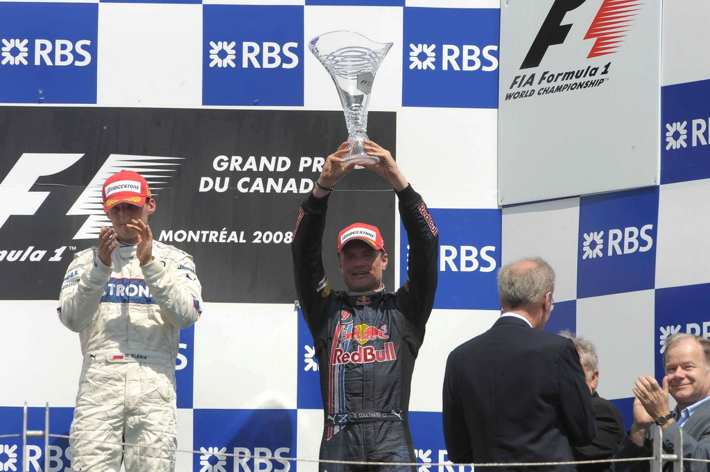 GP CANADA, CANADA GRAND PRIX F1/2008 - MONTREAL 08/06/2008 - ROBERT KUBICA (WINNER) - DAVID COULTHARD (3RD)
© FOTO ERCOLE COLOMBO FOR BRIDGESTONE