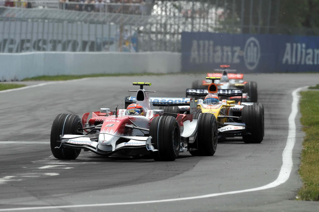 GP CANADA, CANADA GRAND PRIX F1/2008 - MONTREAL 08/06/2008 - TIMO GLOCK - NELSON PIQUET JR. 
© FOTO ERCOLE COLOMBO FOR BRIDGESTONE