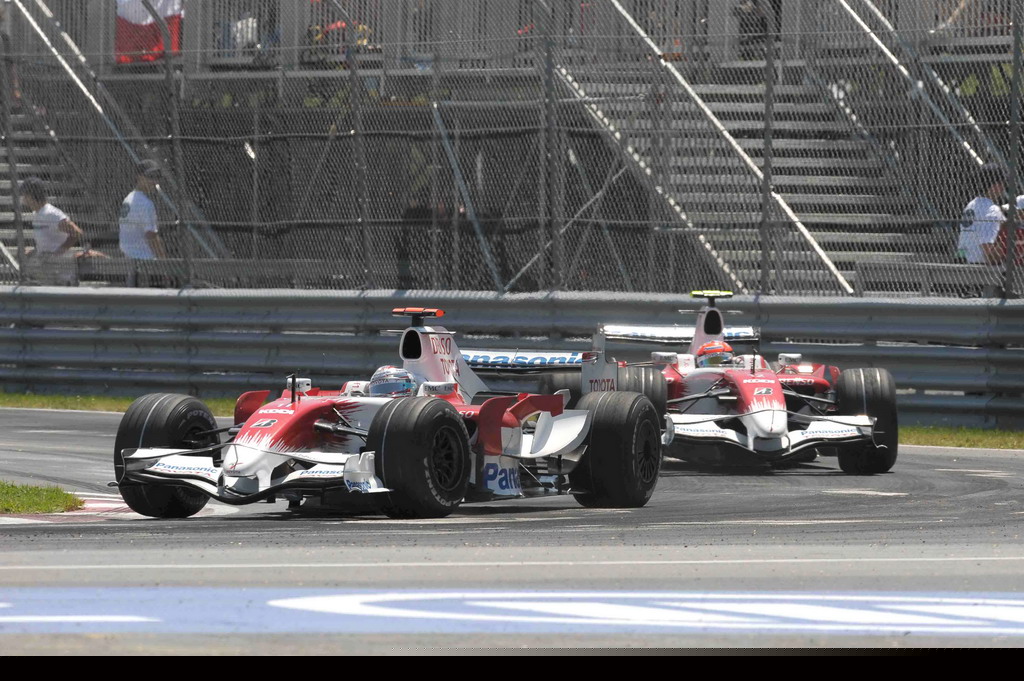 GP CANADA, CANADA GRAND PRIX F1/2008 - MONTREAL 08/06/2008 - JARNO TRULLI - TIMO GLOCK 
© FOTO ERCOLE COLOMBO FOR BRIDGESTONE