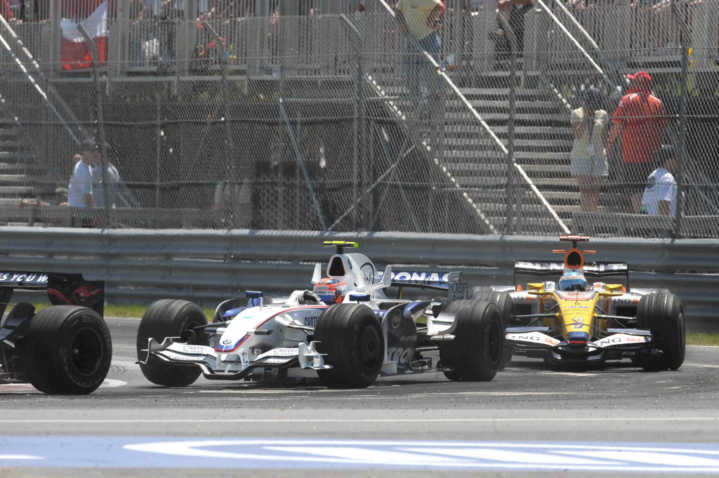 GP CANADA, CANADA GRAND PRIX F1/2008 - MONTREAL 08/06/2008 - ROBERT KUBICA - FERNANDO ALONSO 
© FOTO ERCOLE COLOMBO FOR BRIDGESTONE