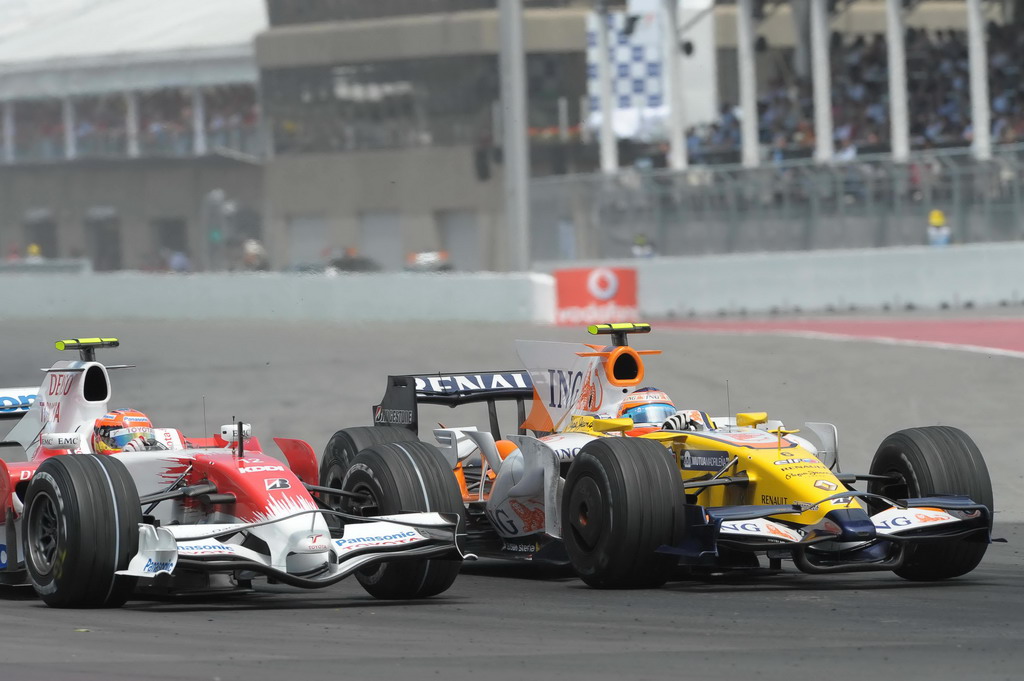 GP CANADA, CANADA GRAND PRIX F1/2008 - MONTREAL 08/06/2008 - TIMO GLOCK - NELSON PIQUET JR. 
© FOTO ERCOLE COLOMBO FOR BRIDGESTONE