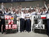 GP CANADA, Domenica, June 8, 2008  Canadian Grand Prix Montreal The BMW Sauber F1 Team celebrate their One Two victory This image is copyright free for editorial use © BMW AG 