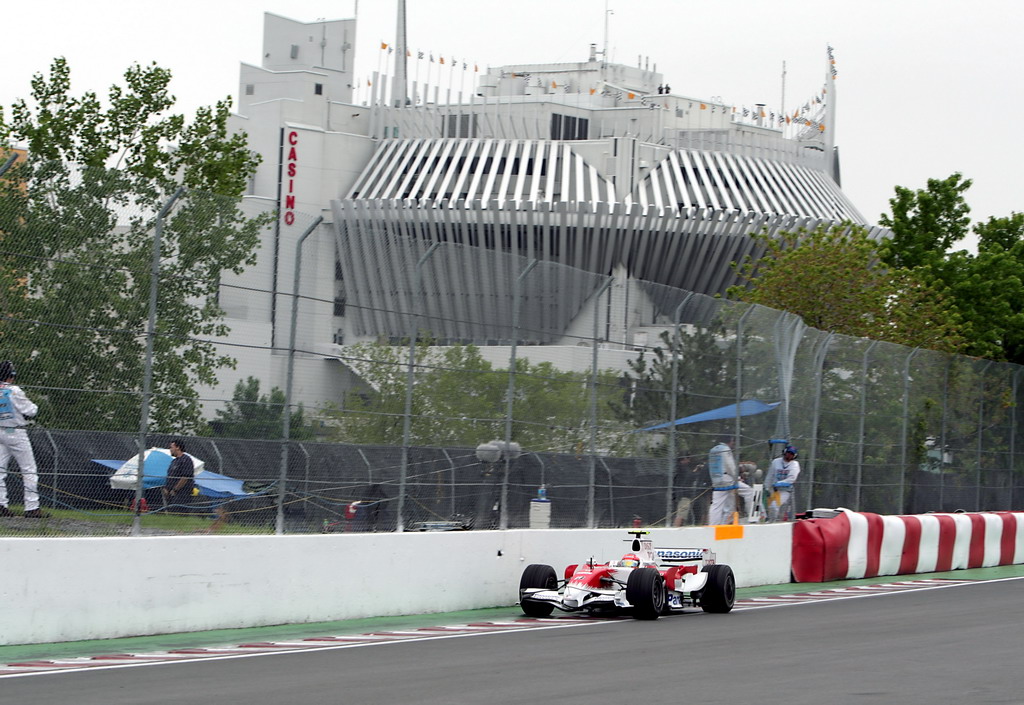 GP CANADA, Timo Glock (GER) Toyota TF108.
Formula One World Championship, Rd 7, Canadian Grand Prix, Practice Day, Montreal, Canada, Venerdi' 6 June 2008.
