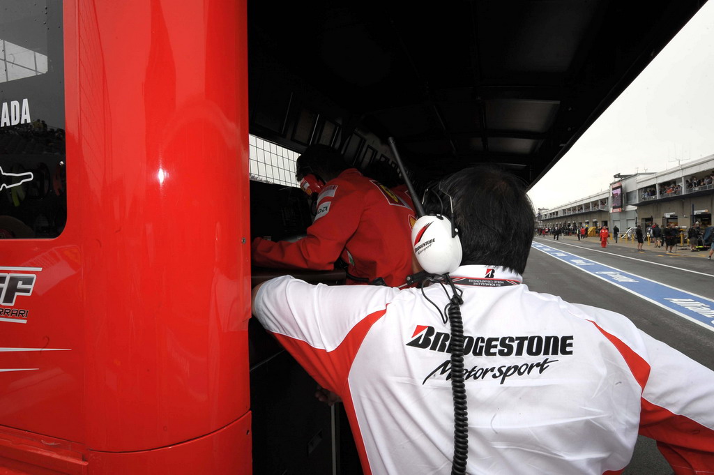 GP CANADA, CANADA GRAND PRIX F1/2008 - MONTREAL 06/06/2008 - BRIDGESTONE TEAM IN FERRARI BOX
© FOTO ERCOLE COLOMBO FOR BRIDGESTONE