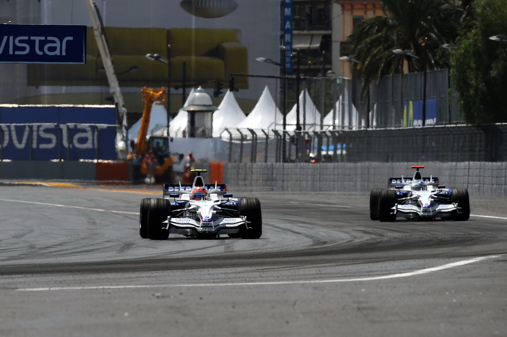 GP EUROPA, EUROPEAN GRAND PRIX F1/2008 -  VALENCIA 24/08/2008 - ROBERT KUBICA - NICK HEIDFELD 
© FOTO ERCOLE COLOMBO FOR BRIDGESTONE