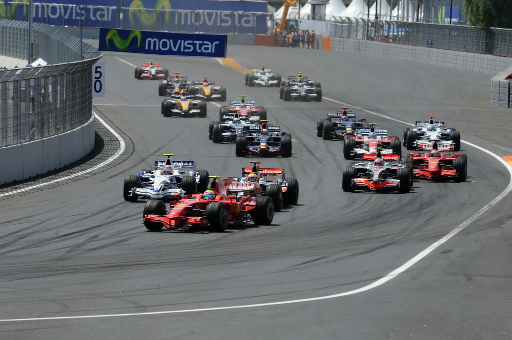 GP EUROPA, EUROPEAN GRAND PRIX F1/2008 -  VALENCIA 24/08/2008 - STARTING OF THE RACE
© FOTO ERCOLE COLOMBO FOR BRIDGESTONE