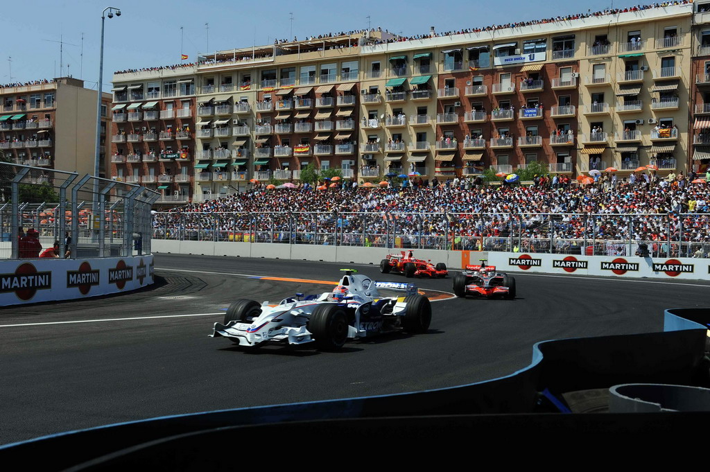 GP EUROPA, EUROPEAN GRAND PRIX F1/2008 -  VALENCIA 24/08/2008 - ROBERT KUBICA - LEWIS HAMILTON - FELIPE MASSA 
© FOTO ERCOLE COLOMBO FOR BRIDGESTONE