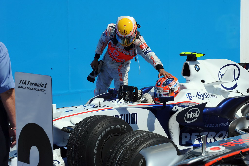 GP EUROPA, EUROPEAN GRAND PRIX F1/2008 -  VALENCIA 24/08/2008 - LEWIS HAMILTON - ROBERT KUBICA 
© FOTO ERCOLE COLOMBO FOR BRIDGESTONE