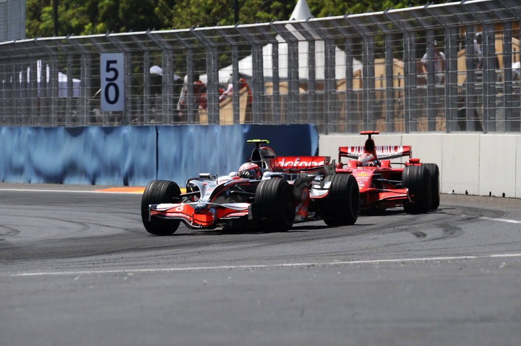 GP EUROPA, EUROPEAN GRAND PRIX F1/2008 -  VALENCIA 24/08/2008 - HEIKKI KOVALAINEN - KIMI RAIKKONEN 
© FOTO ERCOLE COLOMBO FOR BRIDGESTONE