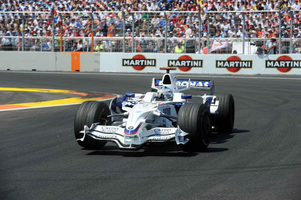 GP EUROPA, Domenica, August 24, 2008  European Grand Prix. Valencia Spain. Nick Heidfeld (GER) in the BMW Sauber F1.08 This image is copyright free for editorial use © BMW AG. 