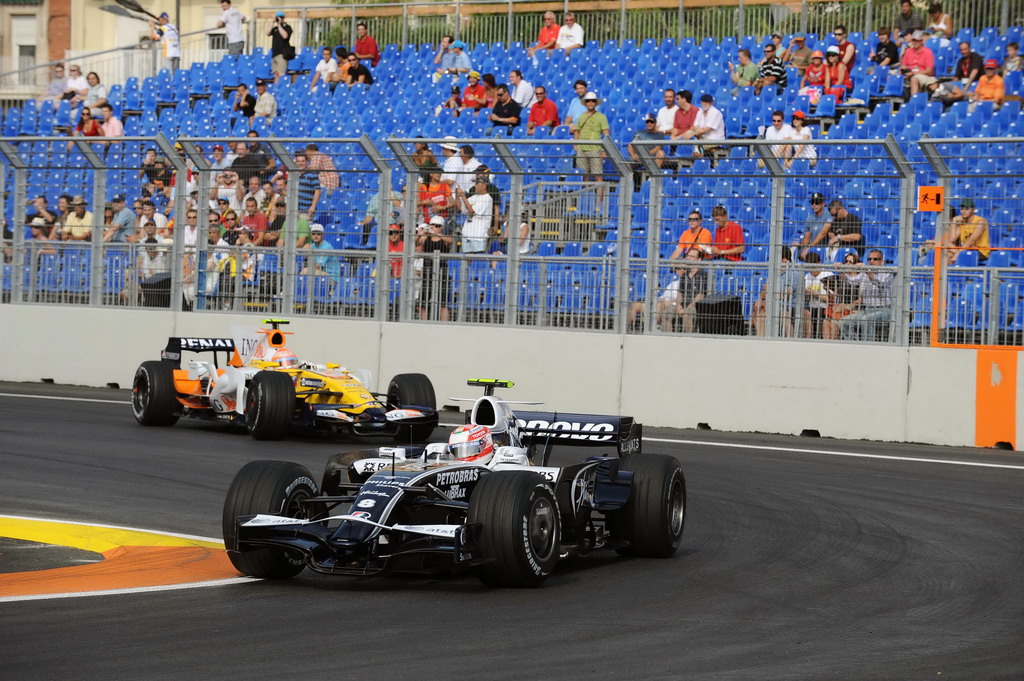 GP EUROPA, EUROPEAN GRAND PRIX F1/2008 - VALENCIA 22/08/2008   - KAZUKI NAKAJIMA AND NELSON PIQUET JR. 
© FOTO ERCOLE COLOMBO 