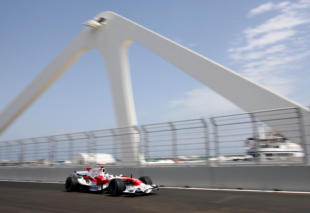 GP EUROPA, Jarno Trulli (ITA) Toyota TF108.
Formula One World Championship, Rd 12, European Grand Prix, Practice Day, Valencia, Spain, Venerdi' 22 August 2008.
