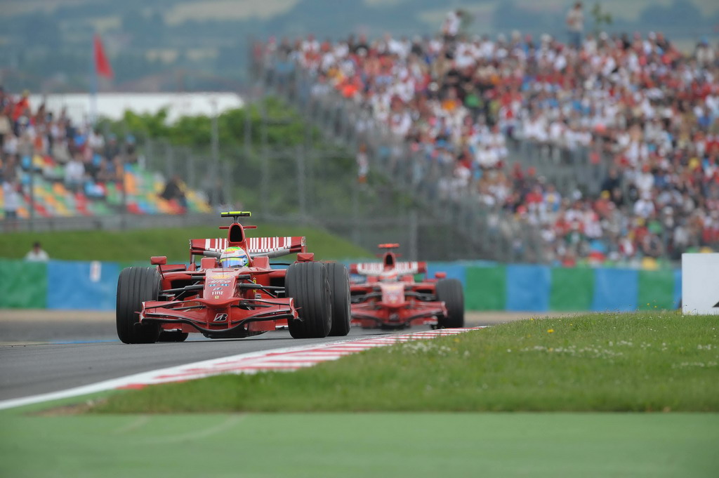 GP FRANCIA, FRENCH GRAND PRIX F1/2008 - MAGNY COURS 22/06/2008 - FELIPE MASSA - KIMI RAIKKONEN 
© FOTO ERCOLE COLOMBO FOR BRIDGESTONE