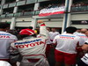 GP FRANCIA, Jarno Trulli (ITA) Toyota e Toyota team celebrations.
Formula One World Championship, Rd 8, French Grand Prix, Gara, Magny-Cours, France, Domenica 22 June 2008.
