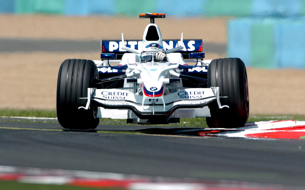 GP FRANCIA, Saturday, June 21, 2008 Magny-Cours near Nevers France. Nick Heidfeld (GER) in the BMW Sauber F1.08  This image is copyright free for editorial use © BMW AG. 