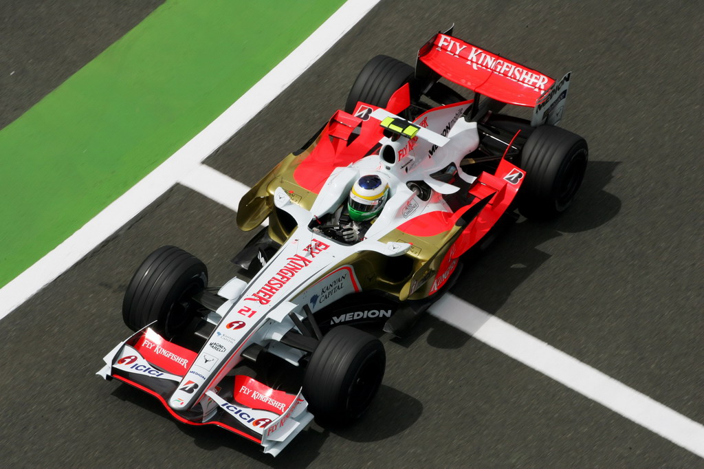 GP FRANCIA, Giancarlo Fisichella (ITA) Force India F1 VJM01.
Formula One World Championship, Rd 8, French Grand Prix, Practice Day, Magny-Cours, France, Venerdi' 20 June 2008.
