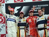 GP GIAPPONE, JAPANESE GRAND PRIX F1/2008 -  FUJI 12/10/2008 - ROBERT KUBICA (2ND) - FERNANDO ALONSO (WINNER)- KIMI RAIKKONEN (3RD)
© FOTO ERCOLE COLOMBO FOR BRIDGESTONE