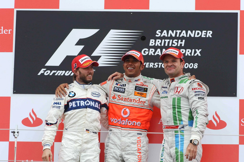 GP GRAN BRETAGNA, BRITISH GRAND PRIX F1/2008 - SILVERSTONE 06/07/2008   - NICK HEIDFELD - LEWIS HAMILTON - RUBENS BARRICHELLO 
© FOTO ERCOLE COLOMBO FOR BRIDGESTONE
