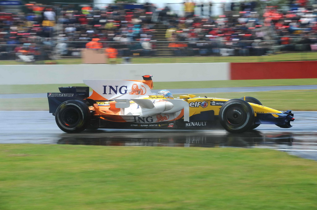 GP GRAN BRETAGNA, BRITISH GRAND PRIX F1/2008 - SILVERSTONE 06/07/2008   - FERNANDO ALONSO 
© FOTO ERCOLE COLOMBO FOR BRIDGESTONE