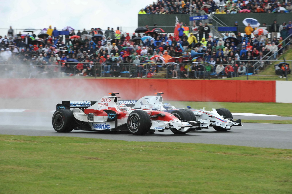 GP GRAN BRETAGNA, BRITISH GRAND PRIX F1/2008 - SILVERSTONE 06/07/2008   - JARNO TRULLI - NICK HEIDFELD 
© FOTO ERCOLE COLOMBO FOR BRIDGESTONE
