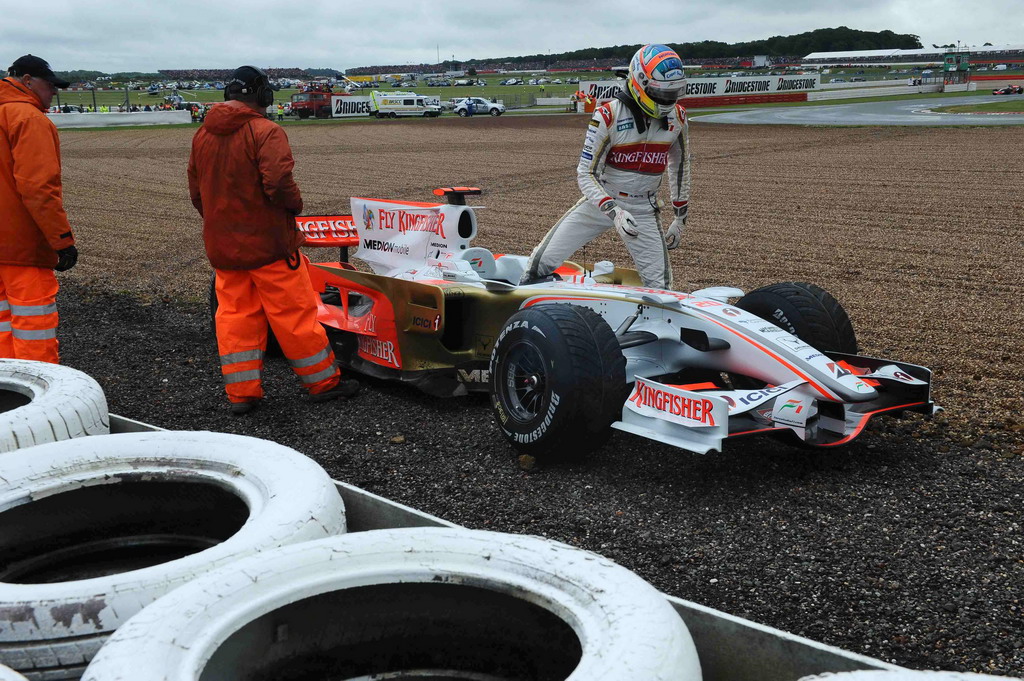 GP GRAN BRETAGNA, BRITISH GRAND PRIX F1/2008 - SILVERSTONE 06/07/2008   - ADRIAN SUTIL 
© FOTO ERCOLE COLOMBO FOR BRIDGESTONE