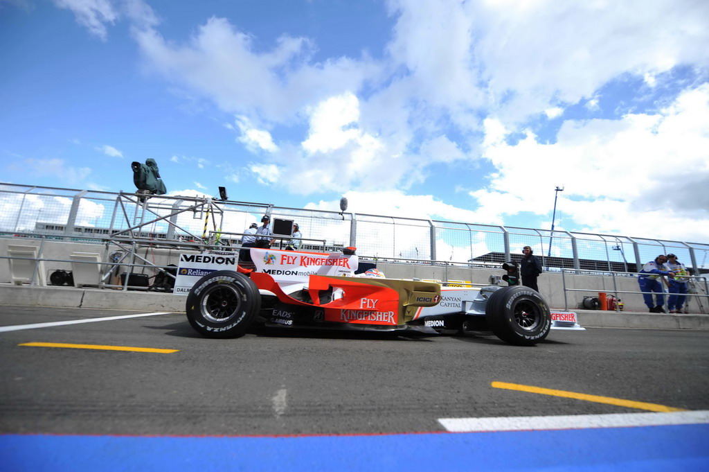 GP GRAN BRETAGNA, BRITISH GRAND PRIX F1/2008 - SILVERSTONE 05/07/2008  - ADRIAN SUTIL 
© FOTO ERCOLE COLOMBO FOR BRIDGESTONE