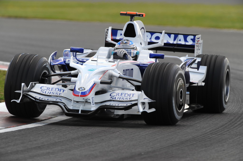 GP GRAN BRETAGNA, Venerdi', July 4, 2008  British Grand Prix  Silverstone, England, Nick Heidfeld (GER) in the BMW Sauber F1.08 This image is copyright free for editorial use © BMW AG. 