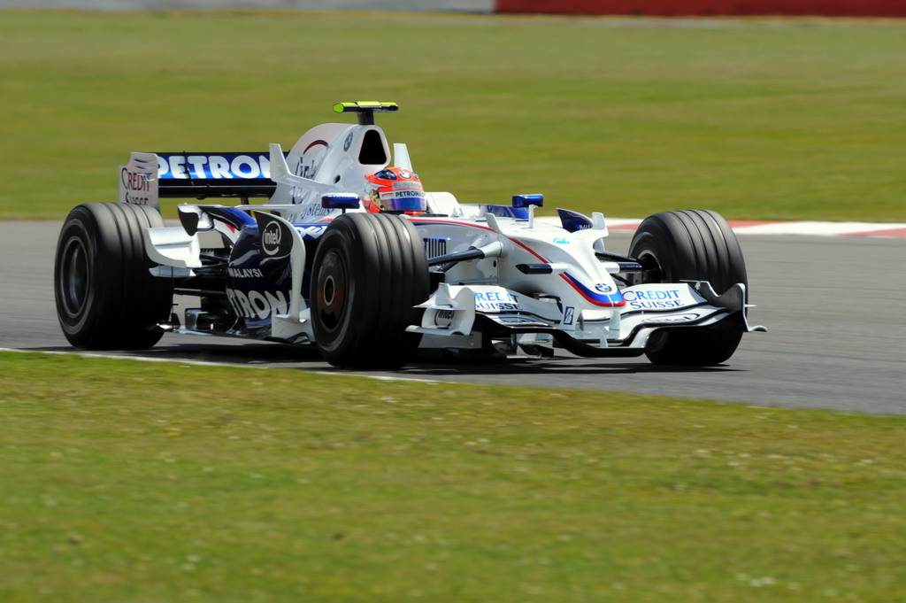 GP GRAN BRETAGNA, Venerdi', July 4, 2008 British Grand Prix  Silverstone, England, Robert Kubica (POL) in the BMW Sauber F1.08 This image is copyright free for editorial use © BMW AG. 