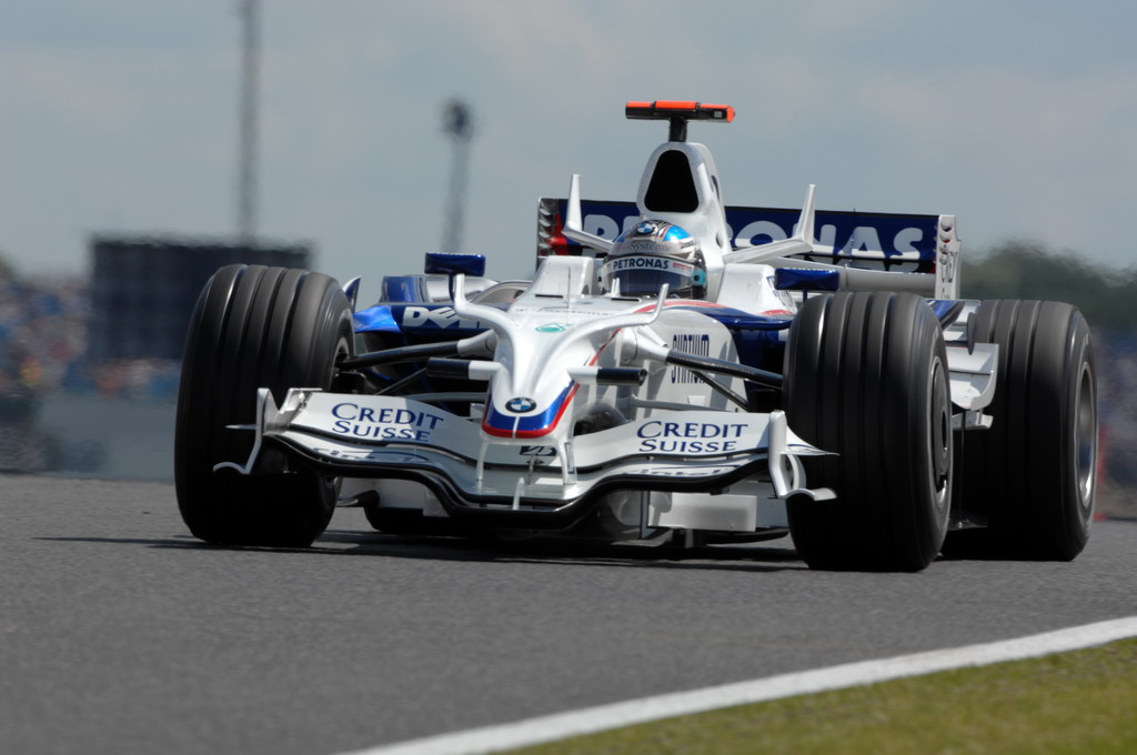 GP GRAN BRETAGNA, Venerdi', July 4, 2008 British Grand Prix  Silverstone, England, Nick Heidfeld (GER) in the BMW Sauber F1.08 This image is copyright free for editorial use © BMW AG. 